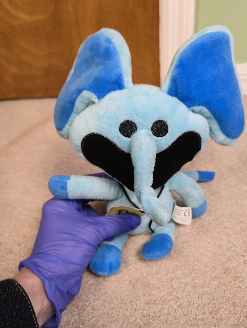 Poppy Playtime Smiling Critters BUBBA BUBBAPHANT Plush Blue Elephant Culturefly